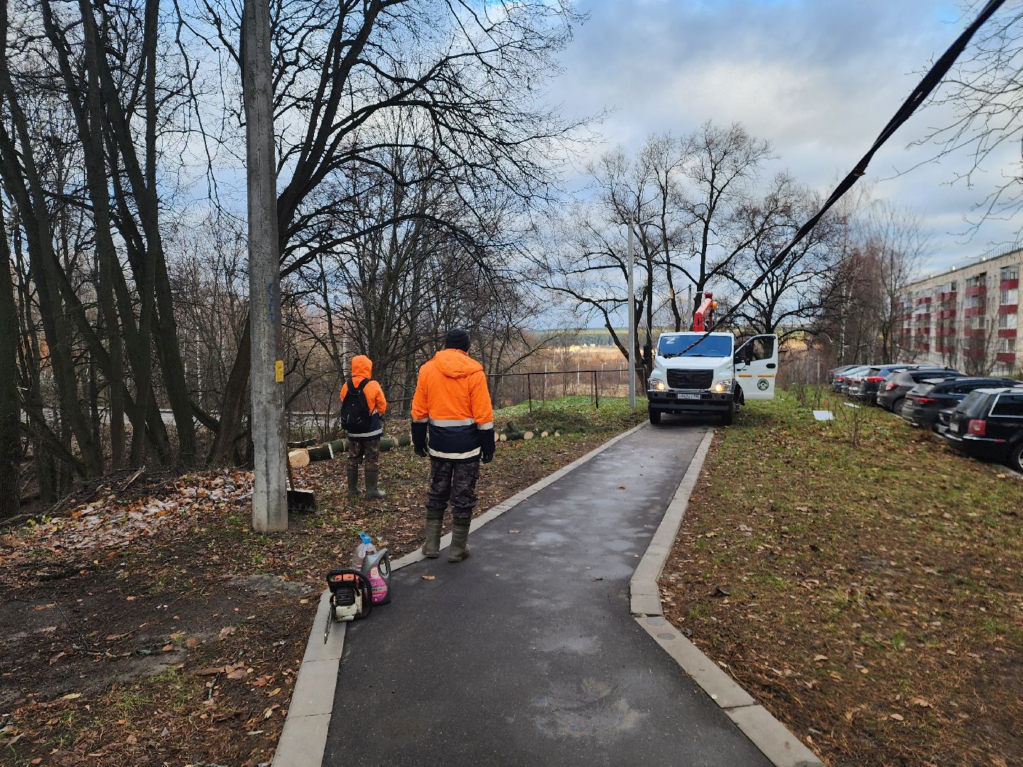 пущино, серпухов, ликвидация последствий непогоды,вертикалки,