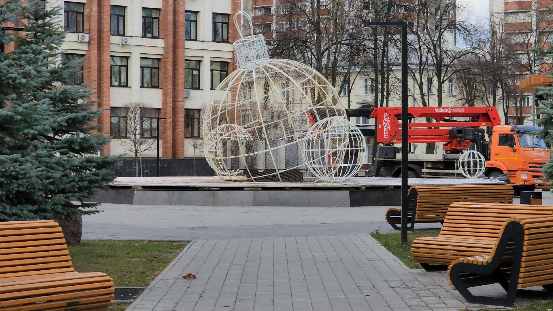 ступино, новый год, новогодние украшения, вертикалки,