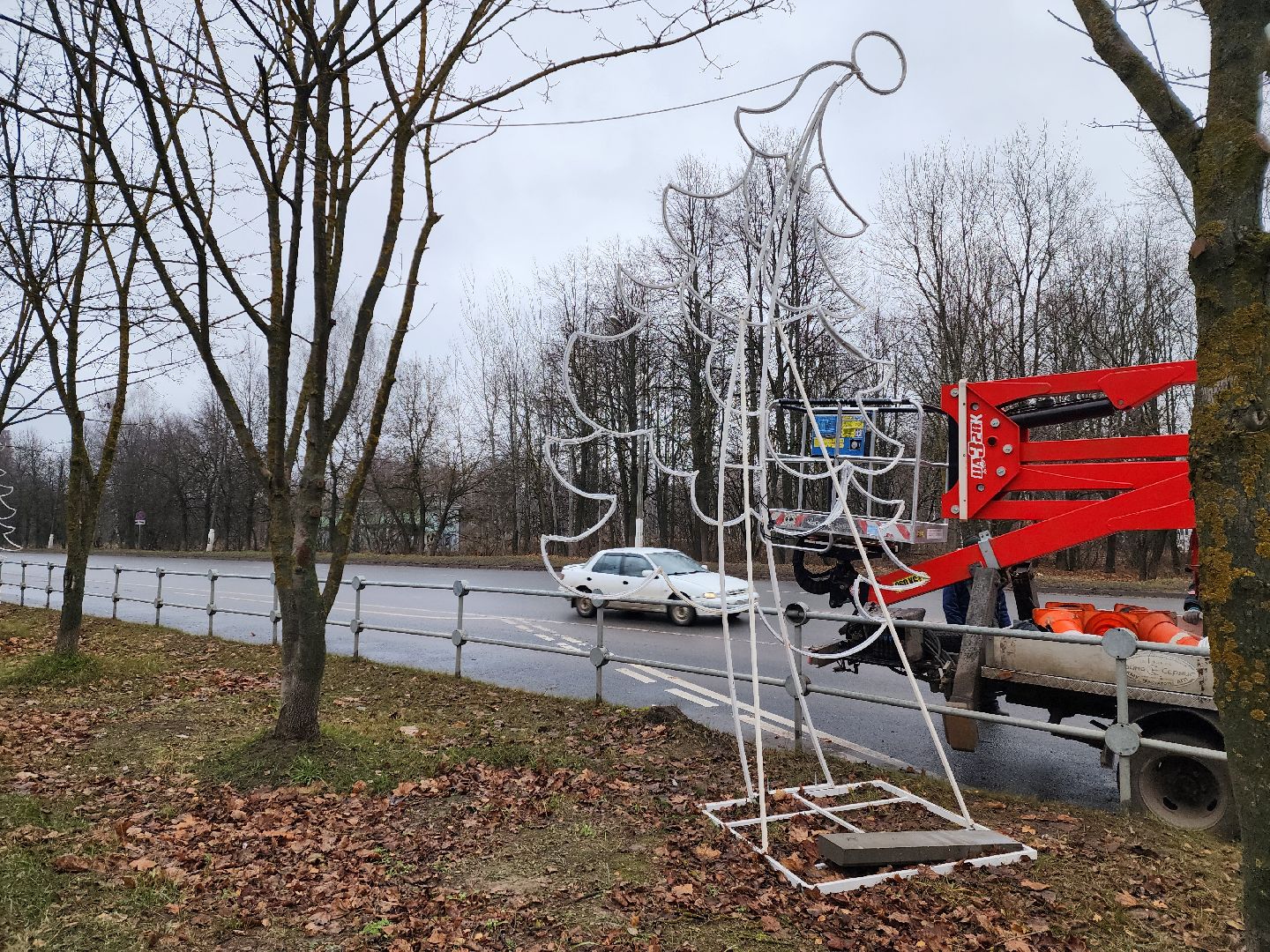 красноармейск, городской округ пушкинский, новогоднее настроение, украшение города, вертикалки,