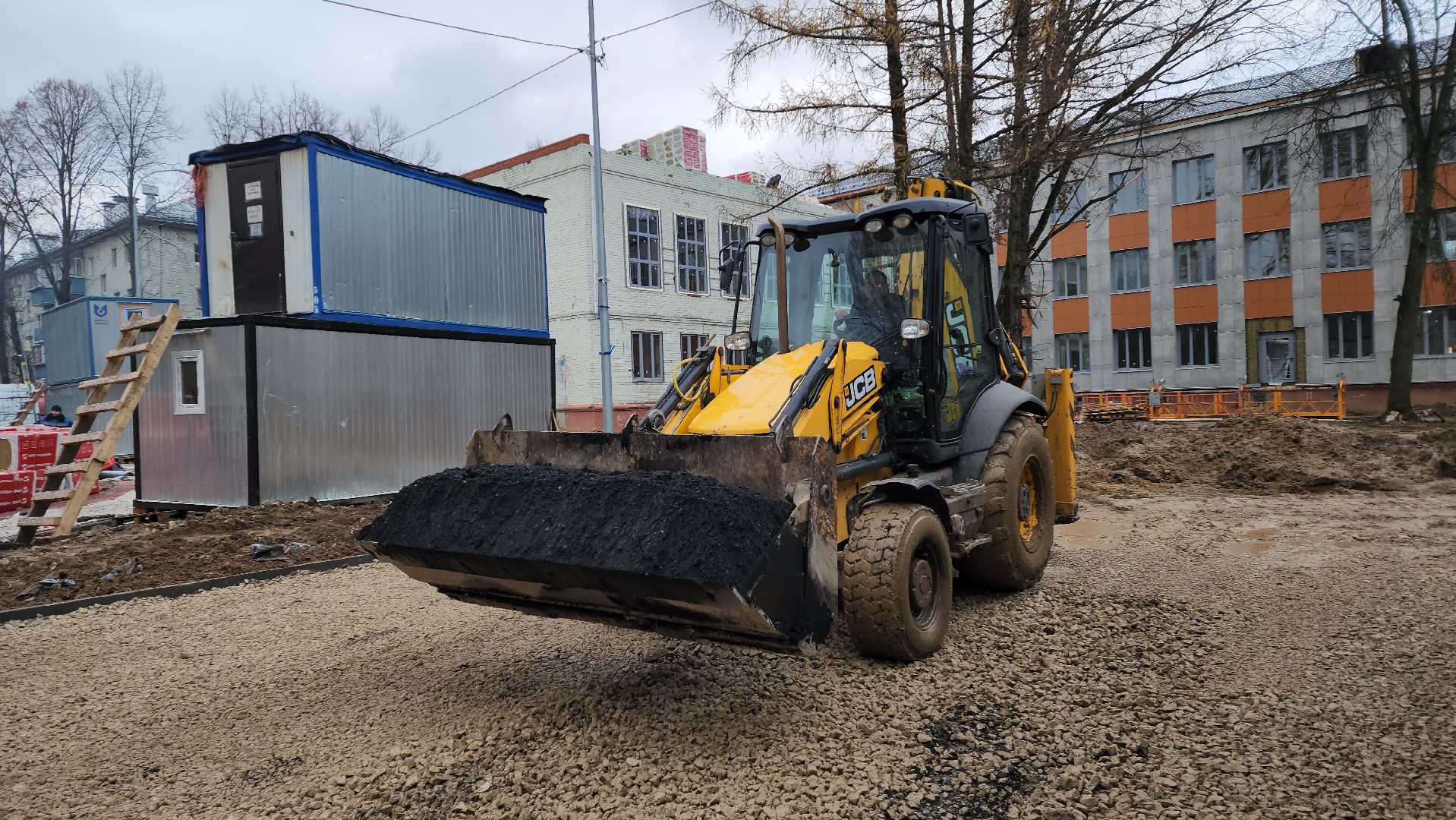 Асфальт, укладка асфальта, Благоустройство, Лобня, вертикалки,