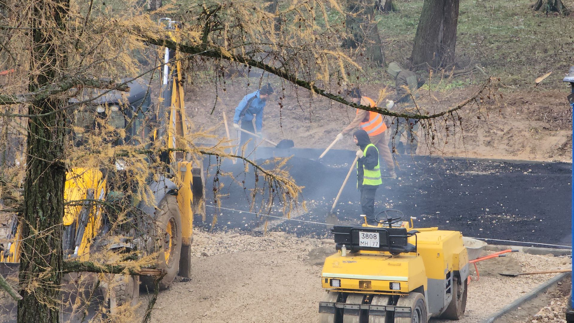 Асфальт, укладка асфальта, Благоустройство, Лобня, вертикалки,
