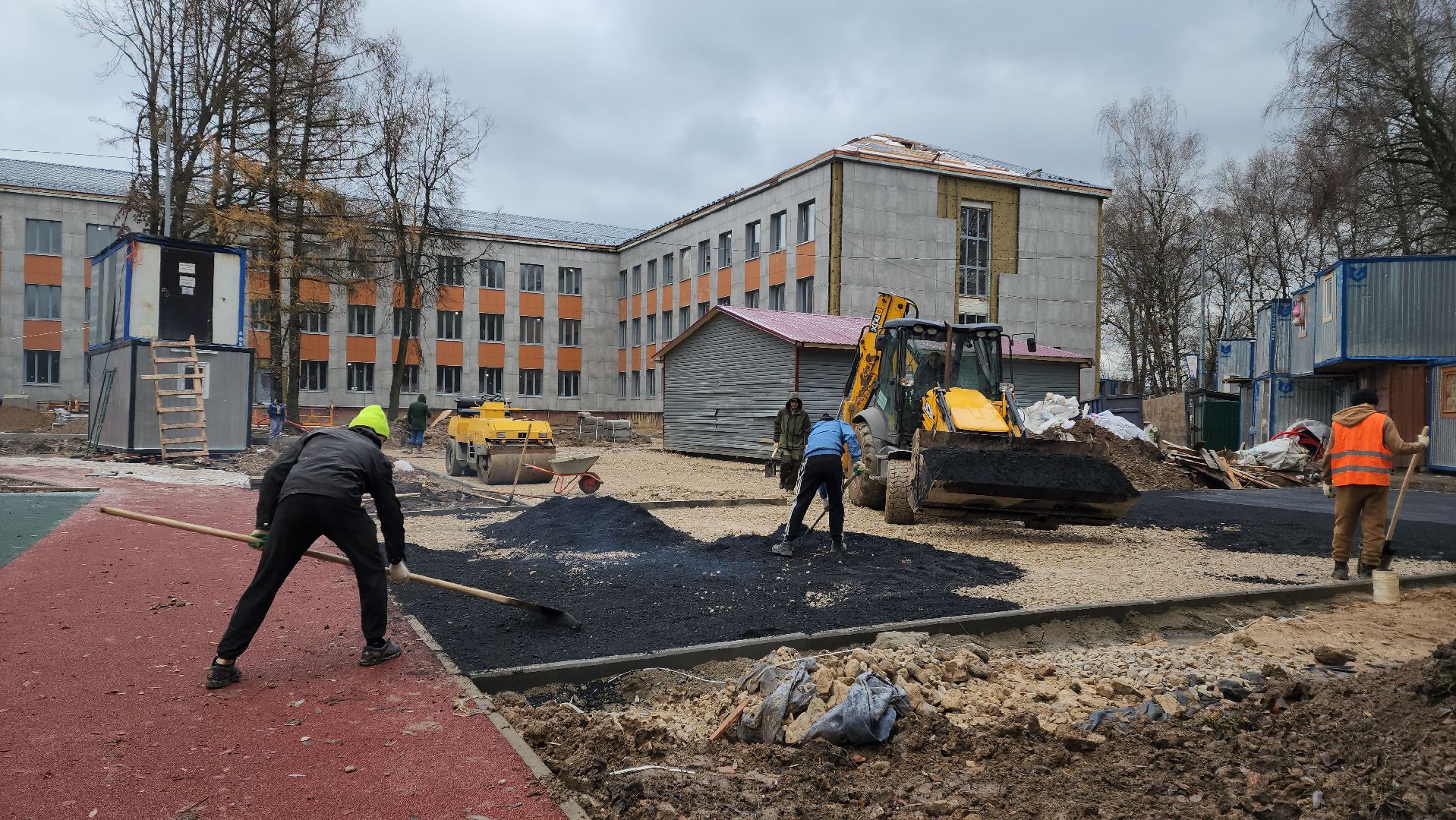 Асфальт, укладка асфальта, Благоустройство, Лобня, вертикалки,
