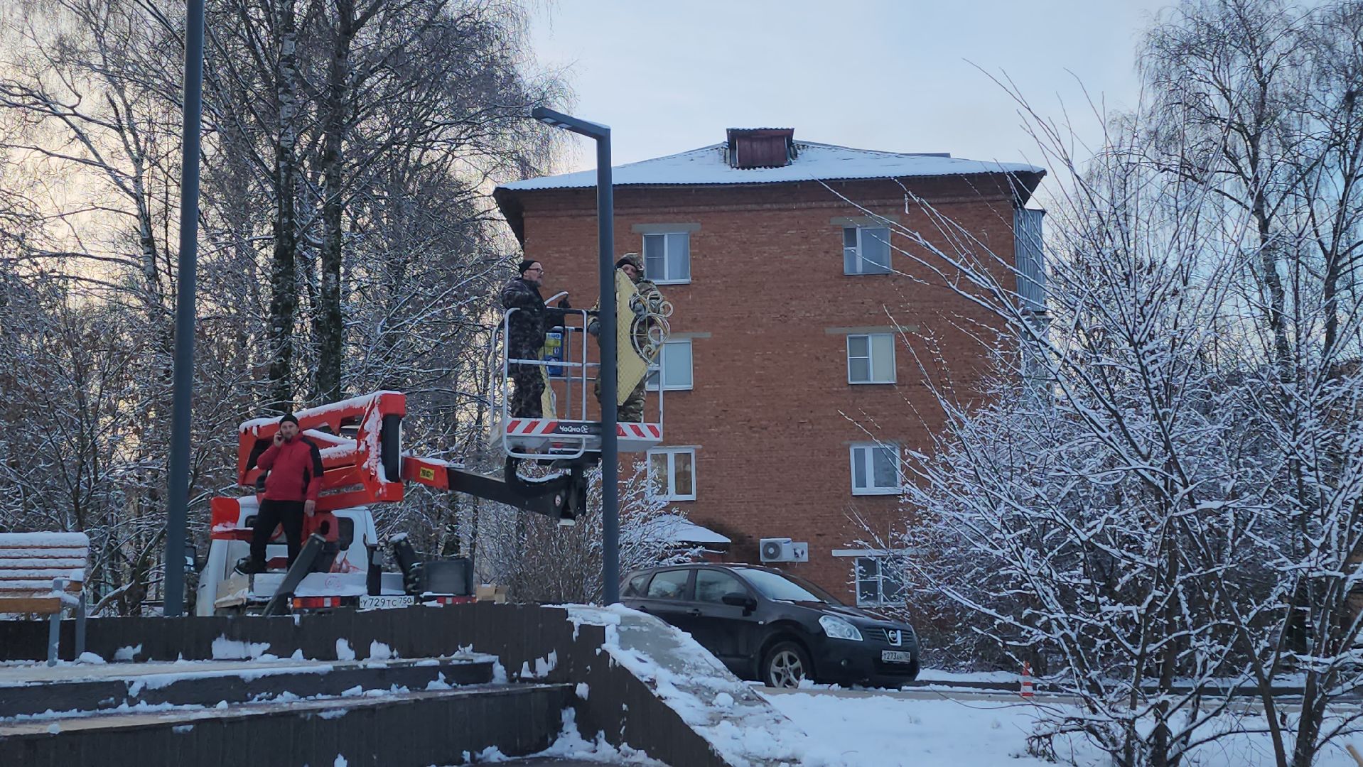 волоколамск, иллюминация, благоуйстройство, новогоднее настроение,