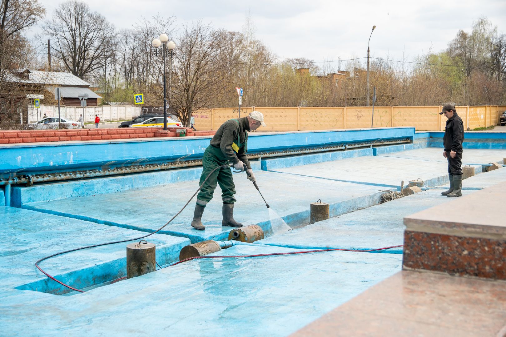 Фонтаны, благоустройство, Орехово-Зуево, подготовка к сезону