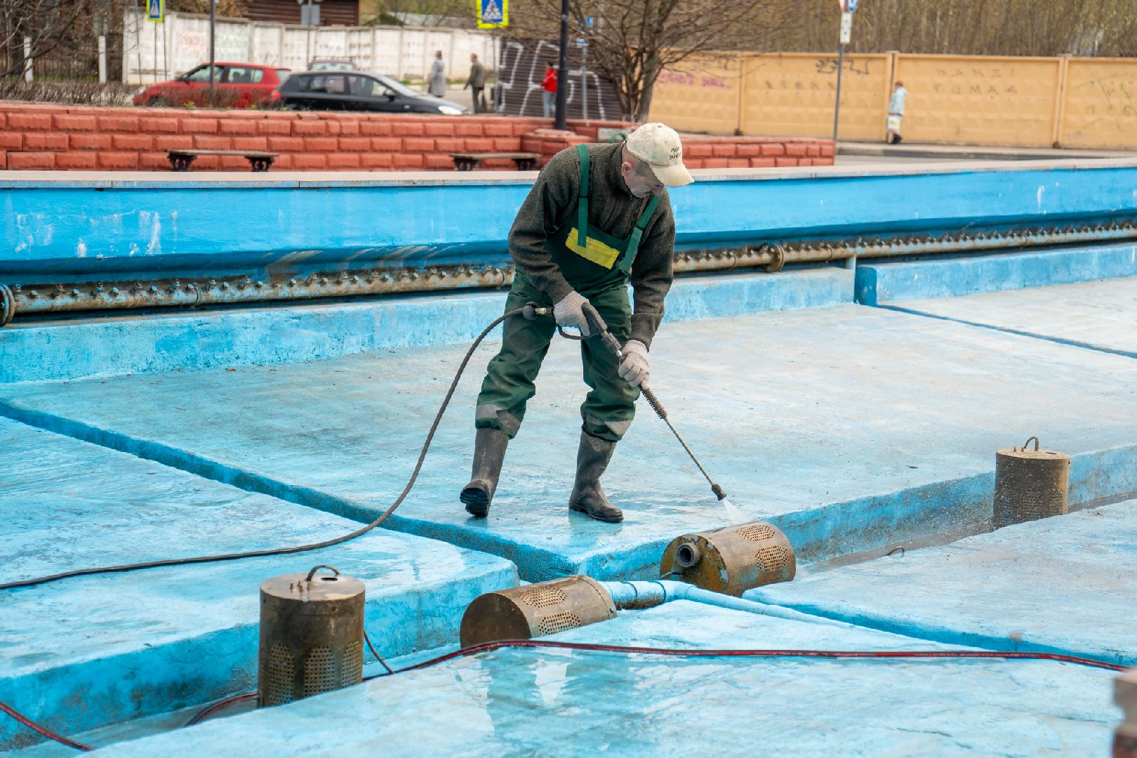 Фонтаны, благоустройство, Орехово-Зуево, подготовка к сезону
