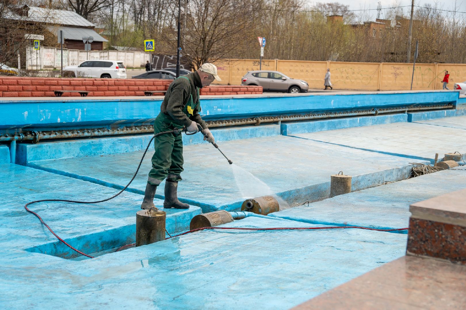 Фонтаны, благоустройство, Орехово-Зуево, подготовка к сезону