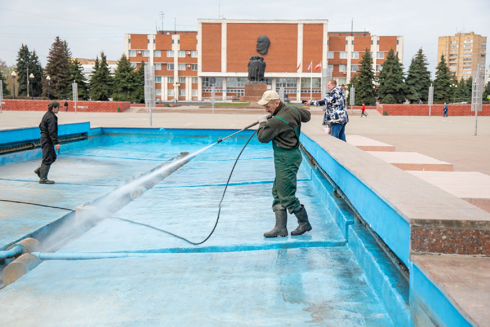 Фонтаны, благоустройство, Орехово-Зуево, подготовка к сезону