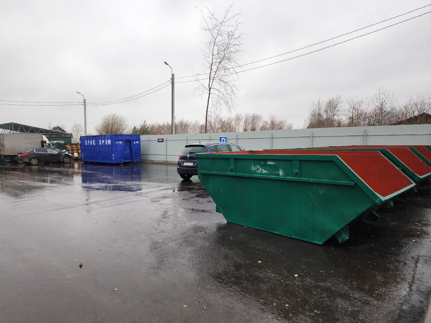 раменское, экология, площадка мегабак на улице 100-й свирской дивизии,