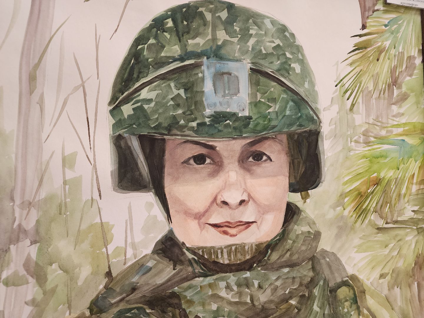 вертикалки, комитет семей воинов отечества, орехово-зуево,Выставка портретов участников сво,