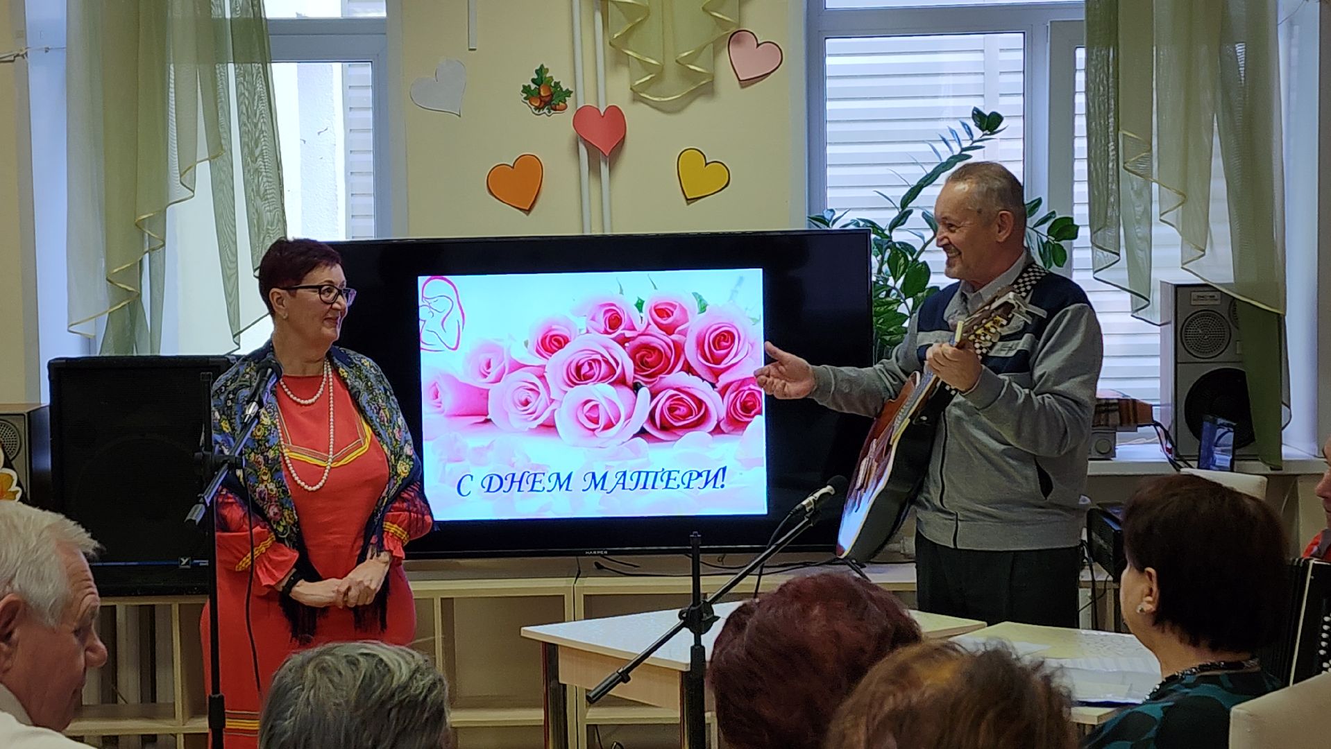 вертикалки, пушкино, центр социального обслуживания, концерт, день матери,песни,активное долголетие,получатели социальных услуг,