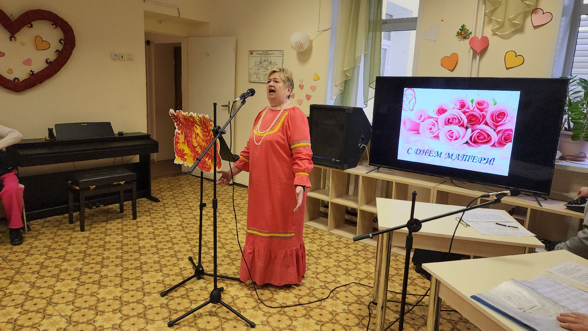 вертикалки, пушкино, центр социального обслуживания, концерт, день матери,песни,активное долголетие,получатели социальных услуг,