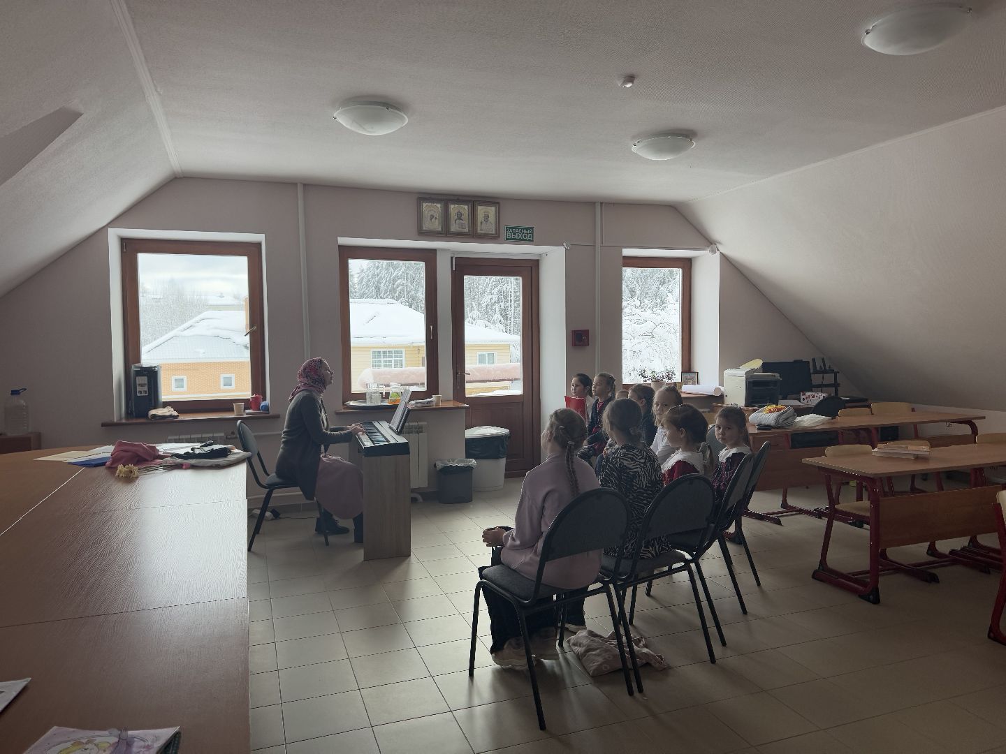 шаховская, церковный хор, церковь, храм,