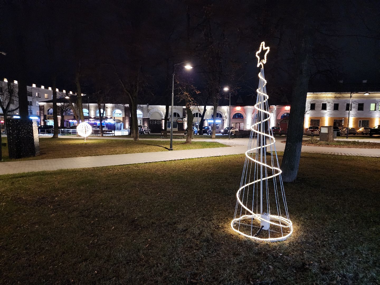 серпухов, подмосковье, украсили площадь, новый год, иллюминация, вертикалки,