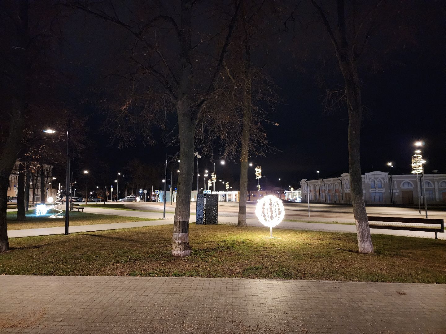 серпухов, подмосковье, украсили площадь, новый год, иллюминация, вертикалки,