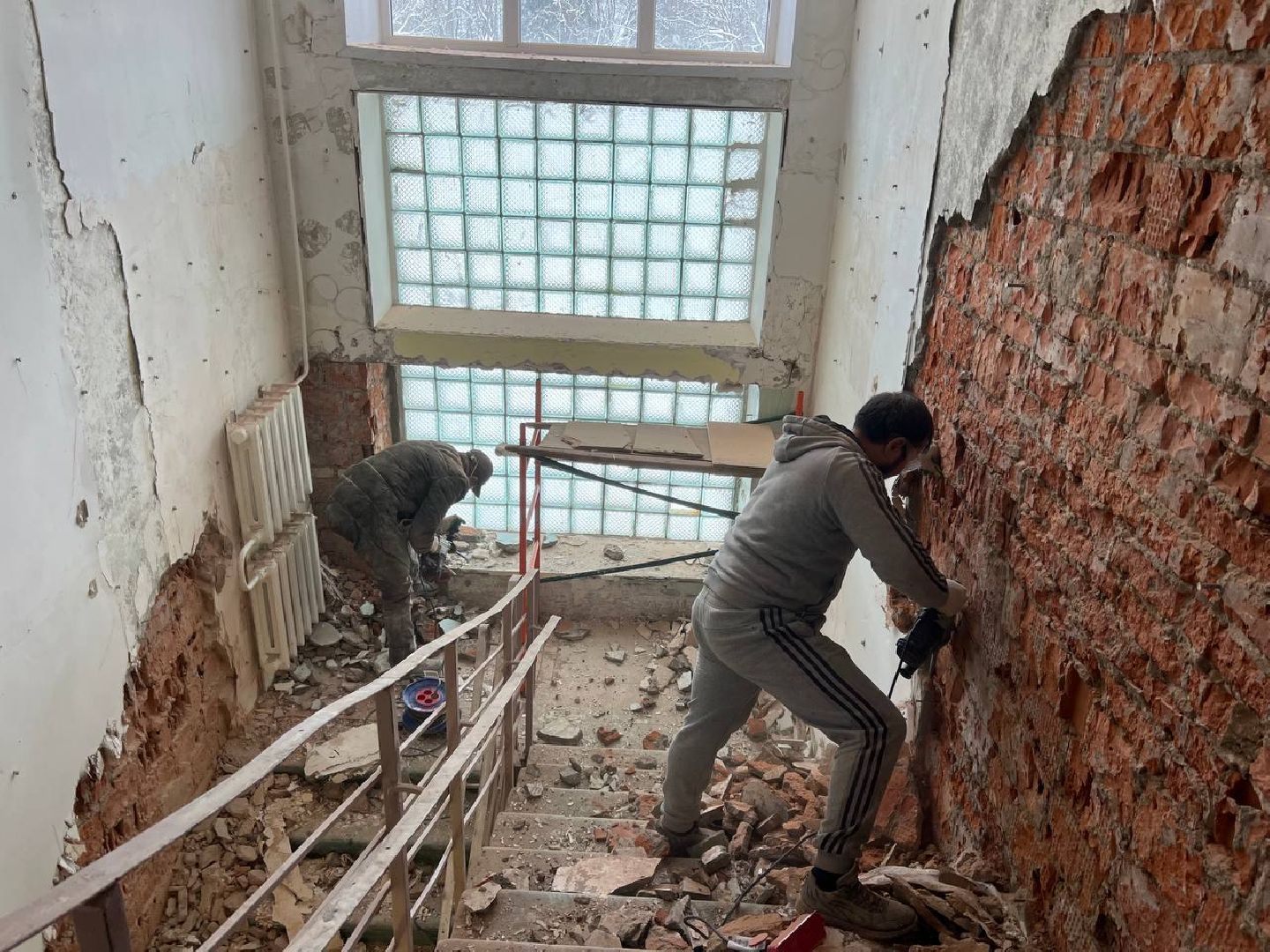 капитальный ремонт, стяжка пола, городской округ восход, школа, вертикалки,