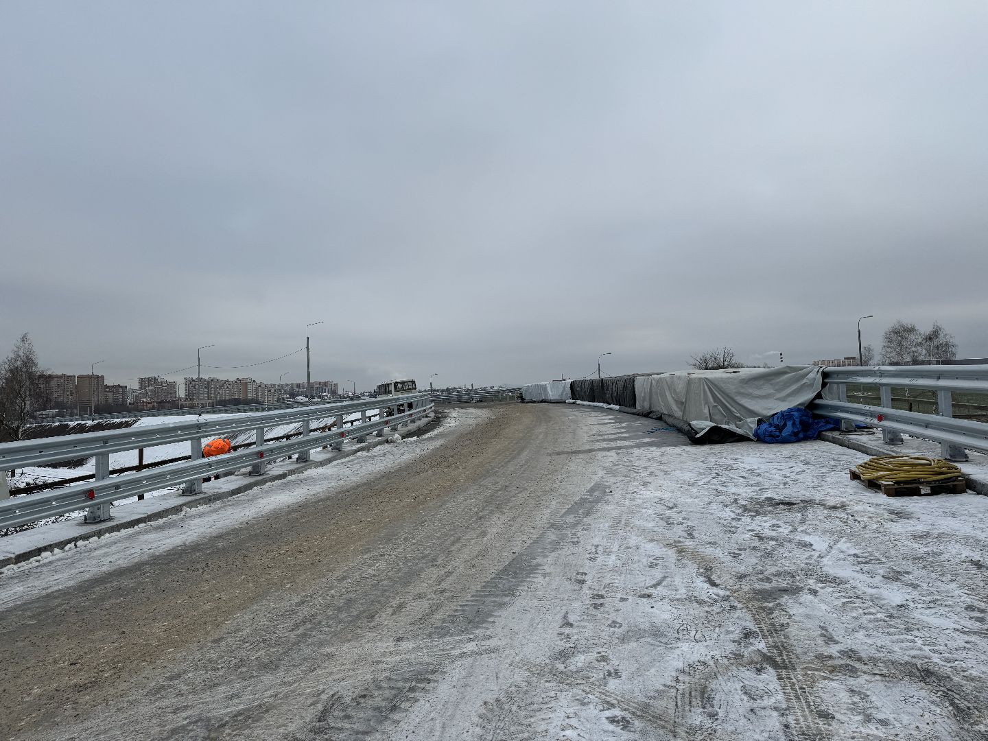 реконструкция каширского шоссе, разворотная эстакада, Строительная компания СтройТрансГаз, Каширское шоссе, володарское шоссе,Трасса А-105,
