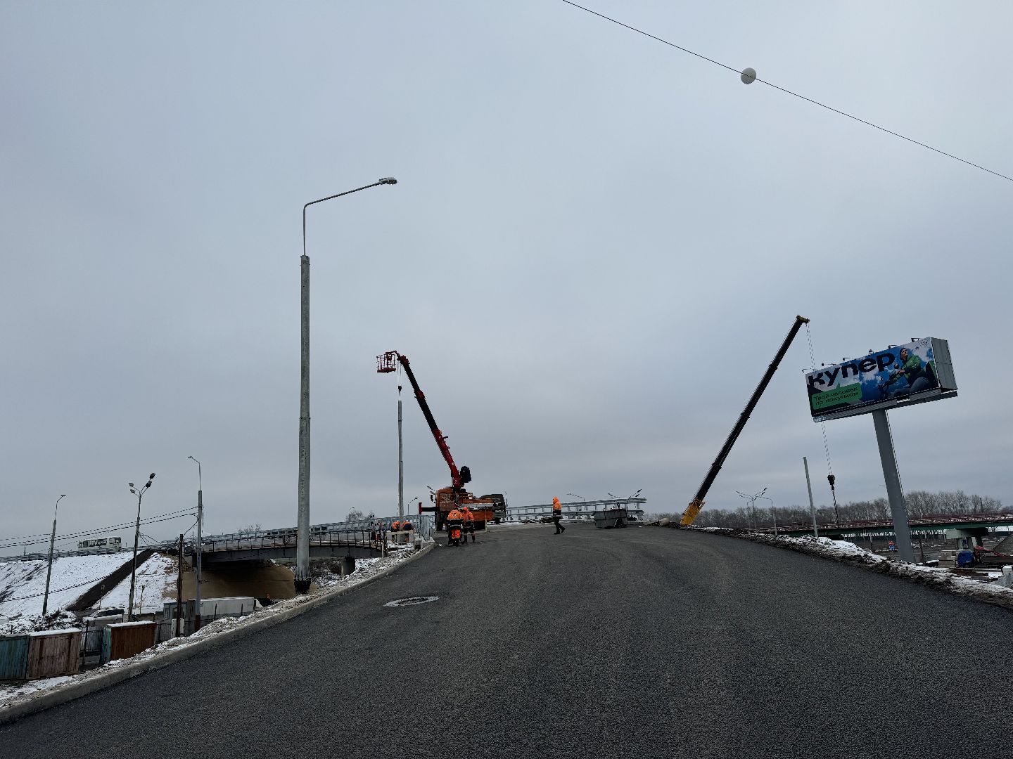 реконструкция каширского шоссе, разворотная эстакада, Строительная компания СтройТрансГаз, Каширское шоссе, володарское шоссе,Трасса А-105,
