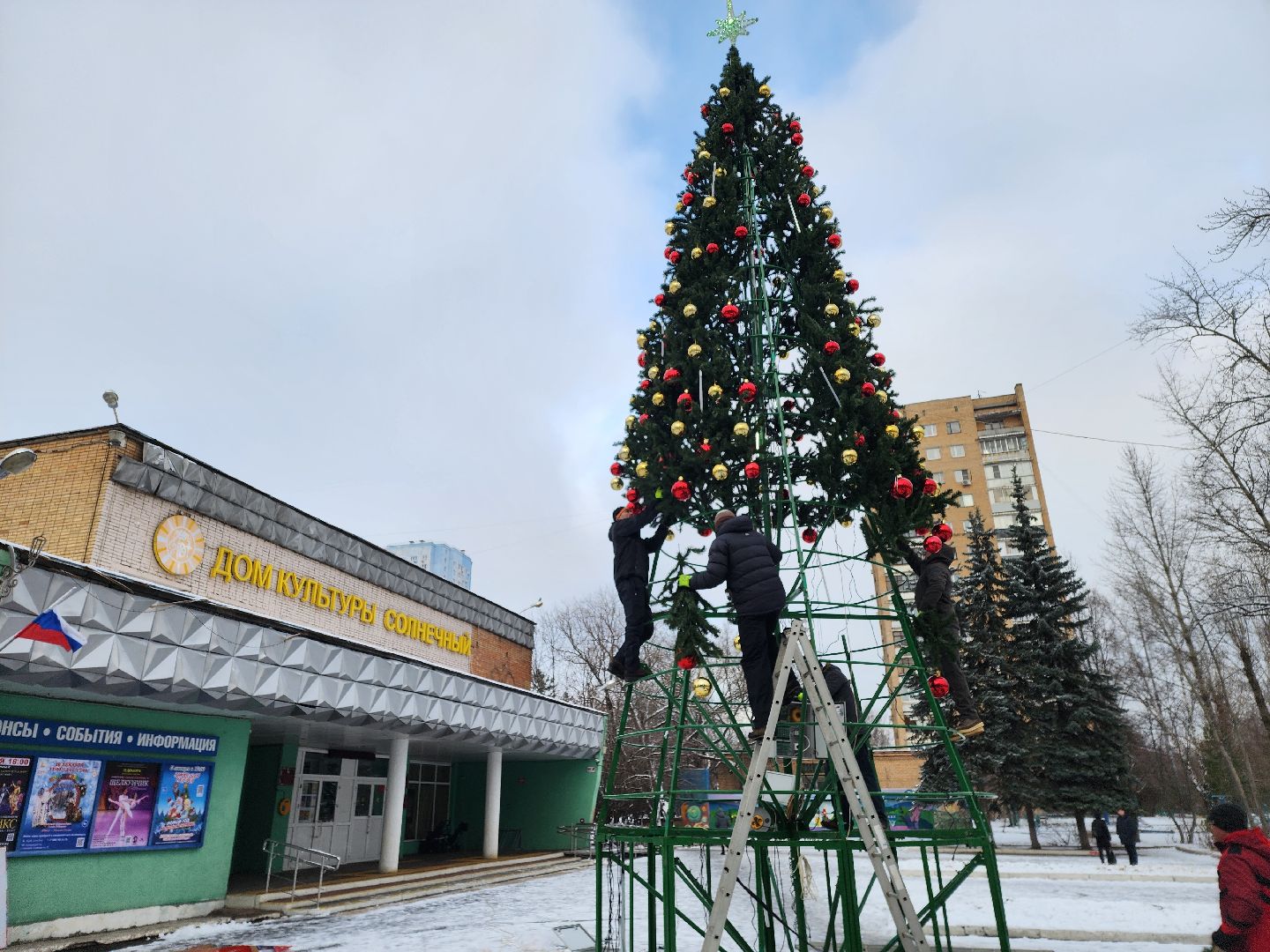 одинцово, благоустройство, новый год, елка, вертикалка, вертикальное видео,
