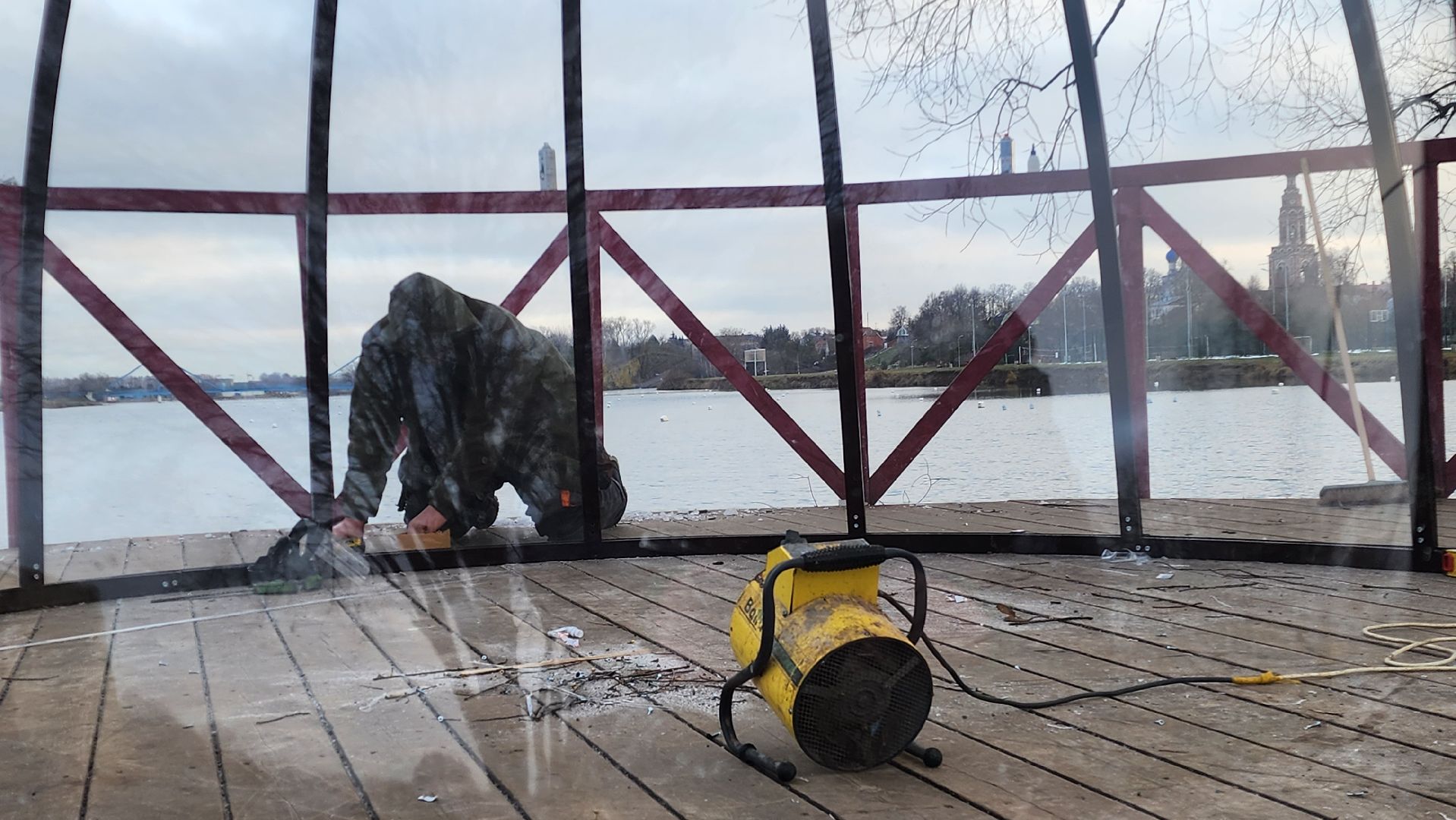 Бронницы, резиденция Деда Мороза, Парк Бронницкий Луг, Подготовка к новому году, Вертикалка, Вертикальное видео,