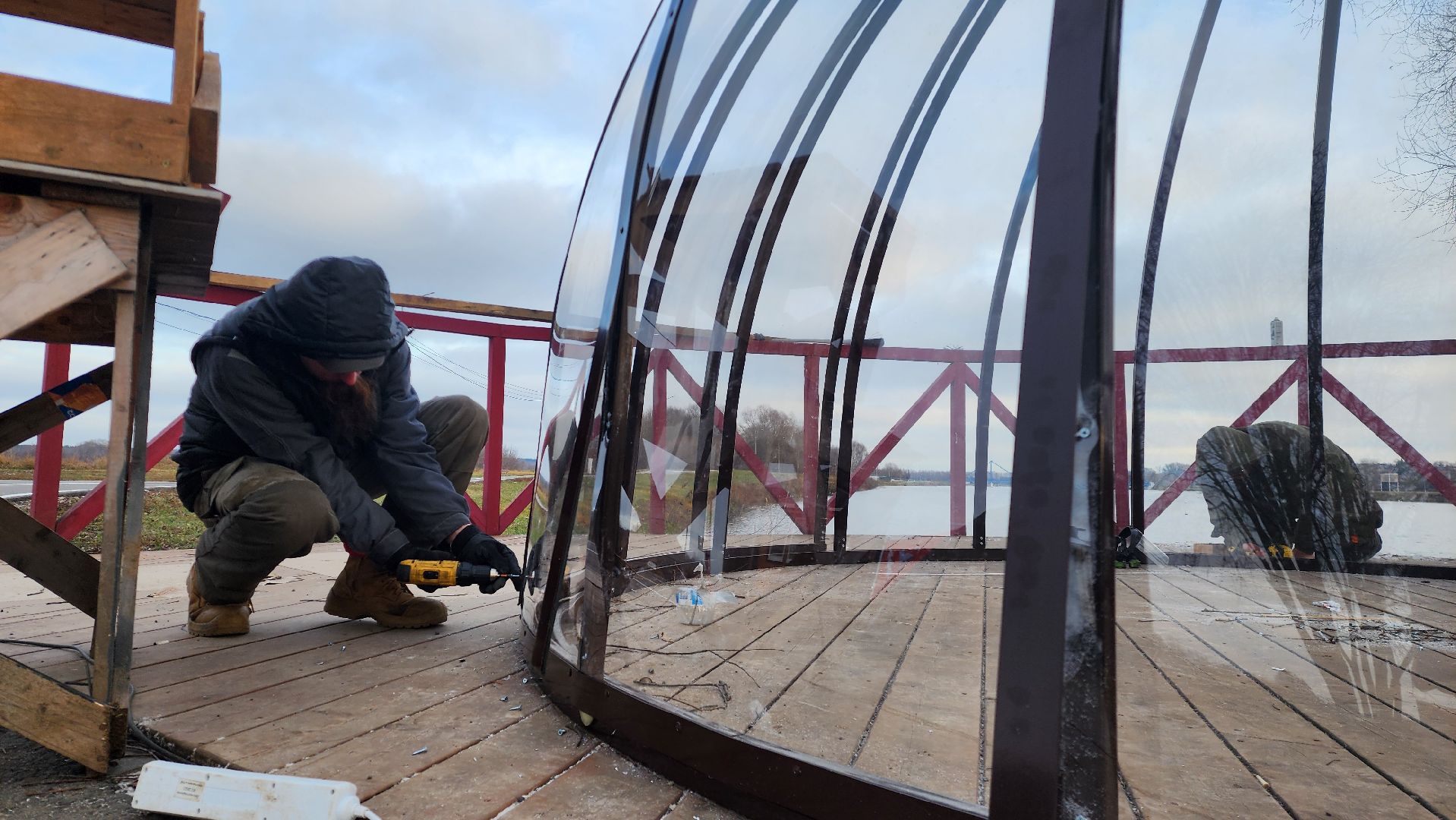 Бронницы, резиденция Деда Мороза, Парк Бронницкий Луг, Подготовка к новому году, Вертикалка, Вертикальное видео,