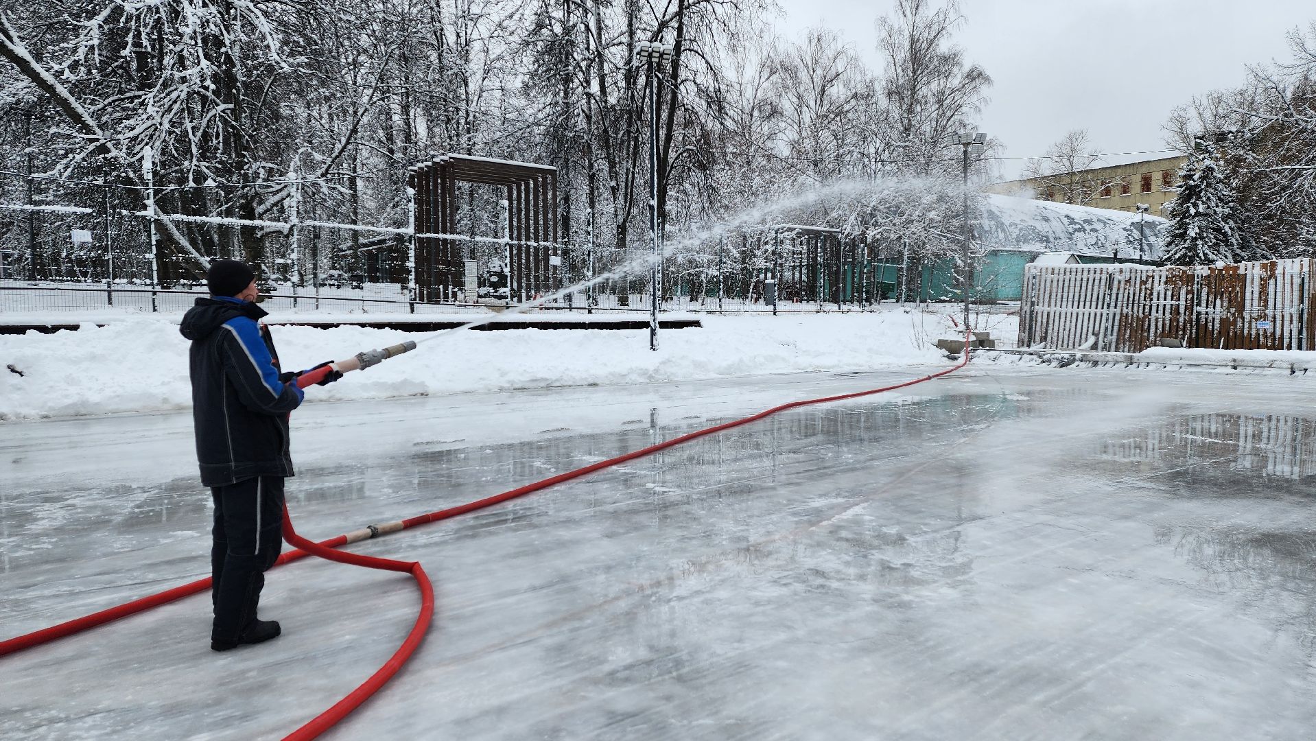 Солнечногорск, вертикалки, каток, зима в подмосковье, каток в парке,