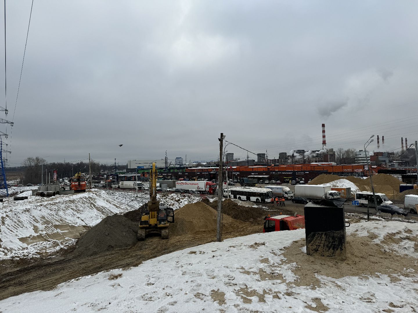 вертикалки, Реконструкция Каширского шоссе, Каширское шоссе, Володарское шоссе, строительная компания стройтрансгаз, трасса А-105,