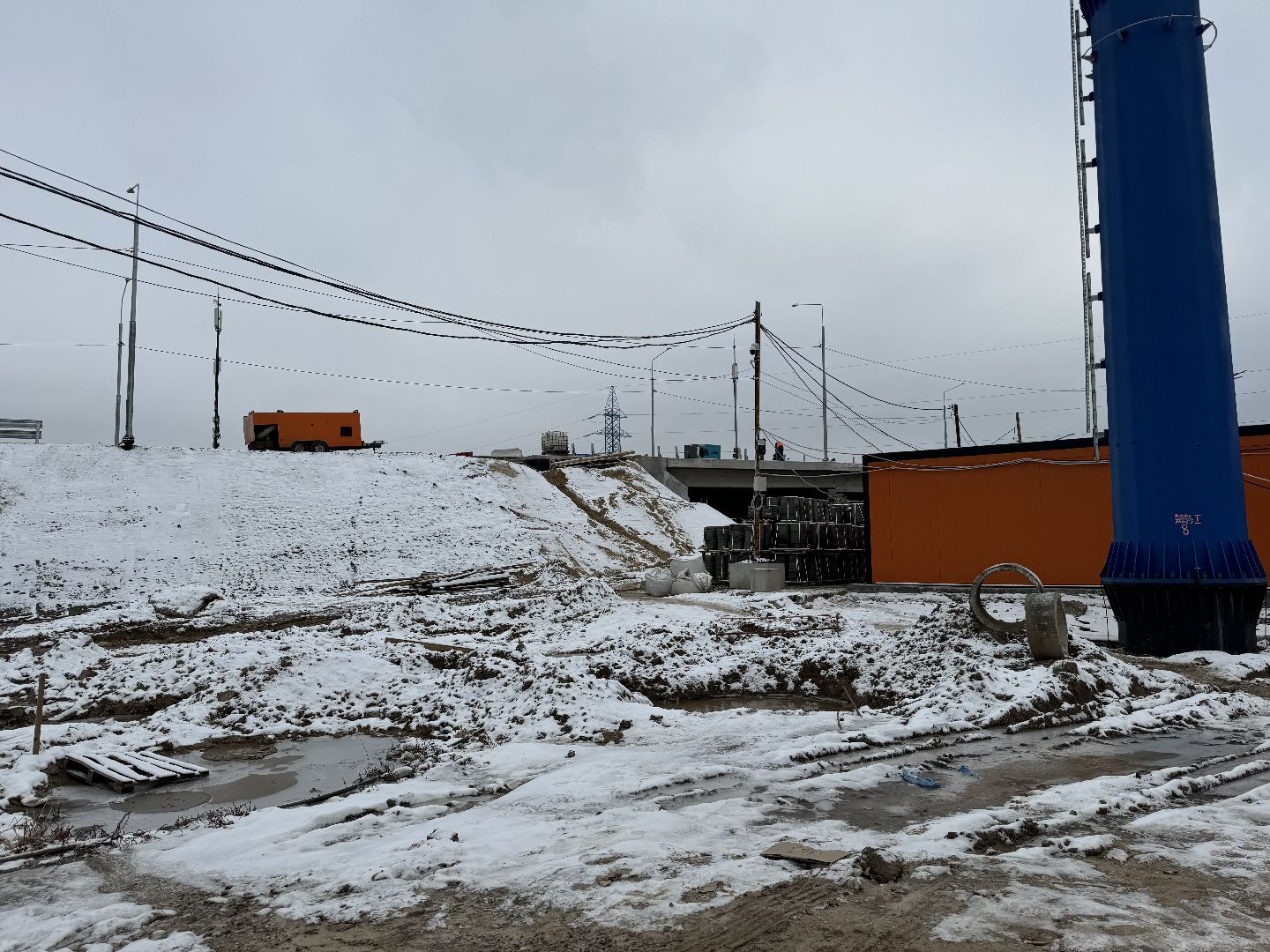 вертикалки, Реконструкция Каширского шоссе, Каширское шоссе, Володарское шоссе, строительная компания стройтрансгаз, трасса А-105,