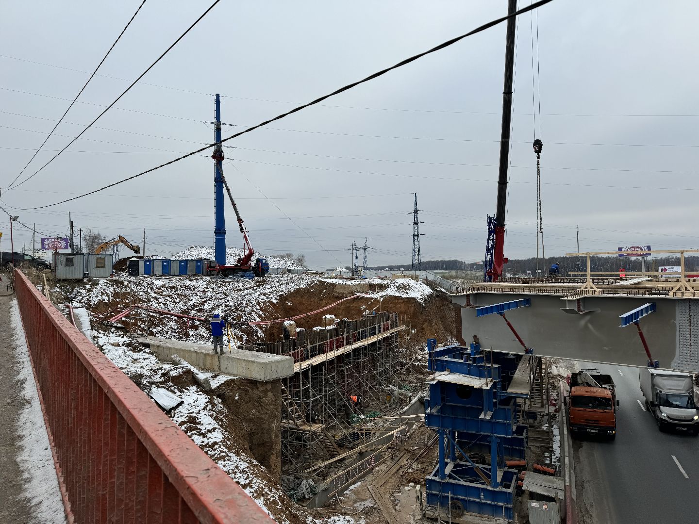 вертикалки, Реконструкция Каширского шоссе, Каширское шоссе, Володарское шоссе, строительная компания стройтрансгаз, трасса А-105,