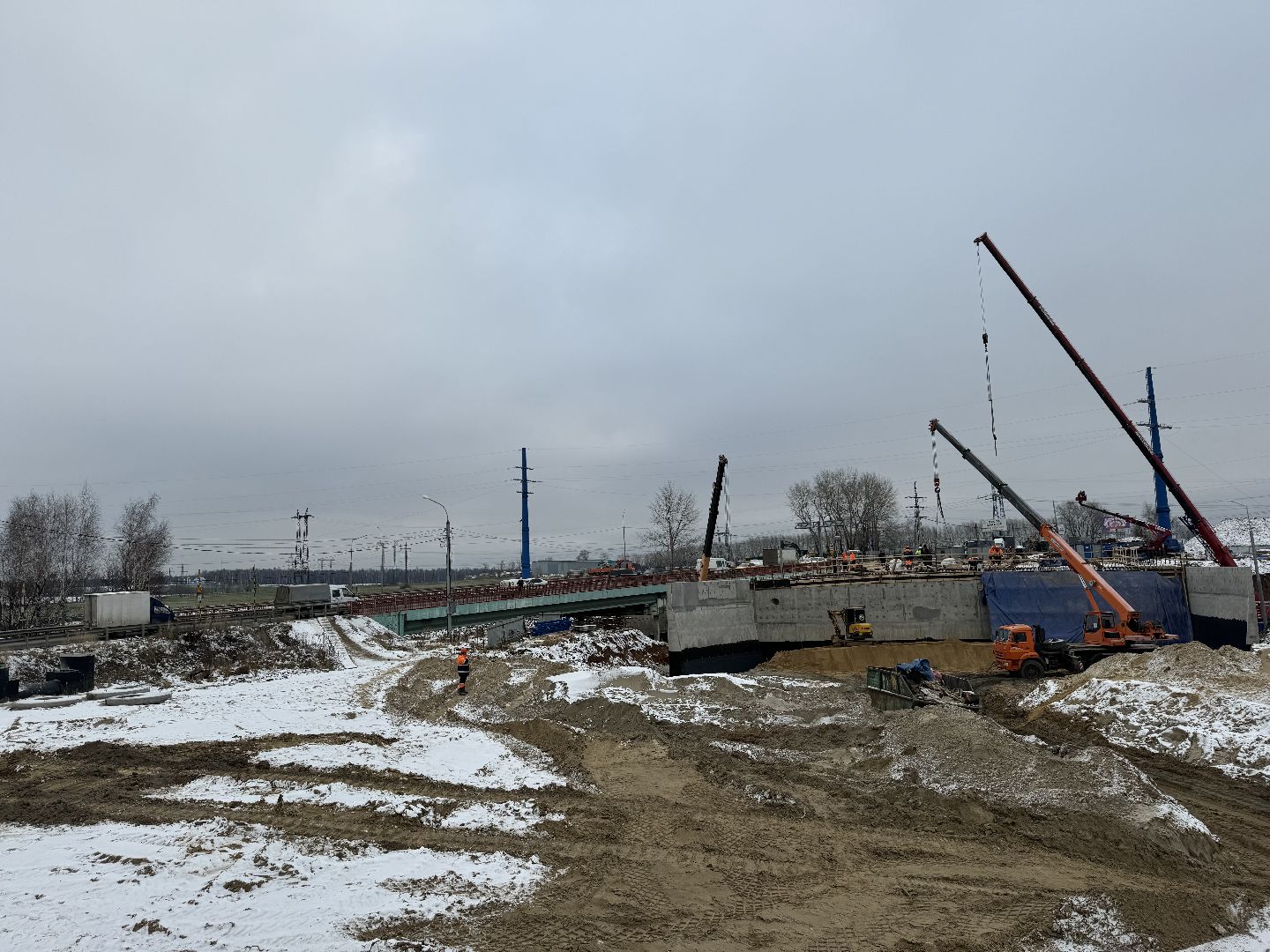 вертикалки, Реконструкция Каширского шоссе, Каширское шоссе, Володарское шоссе, строительная компания стройтрансгаз, трасса А-105,