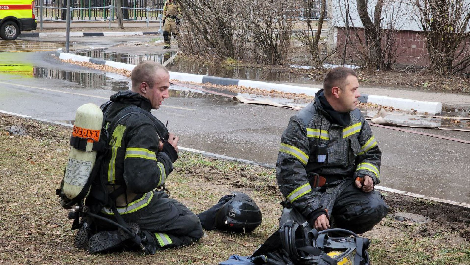 жуковский, пожар, пожарные,