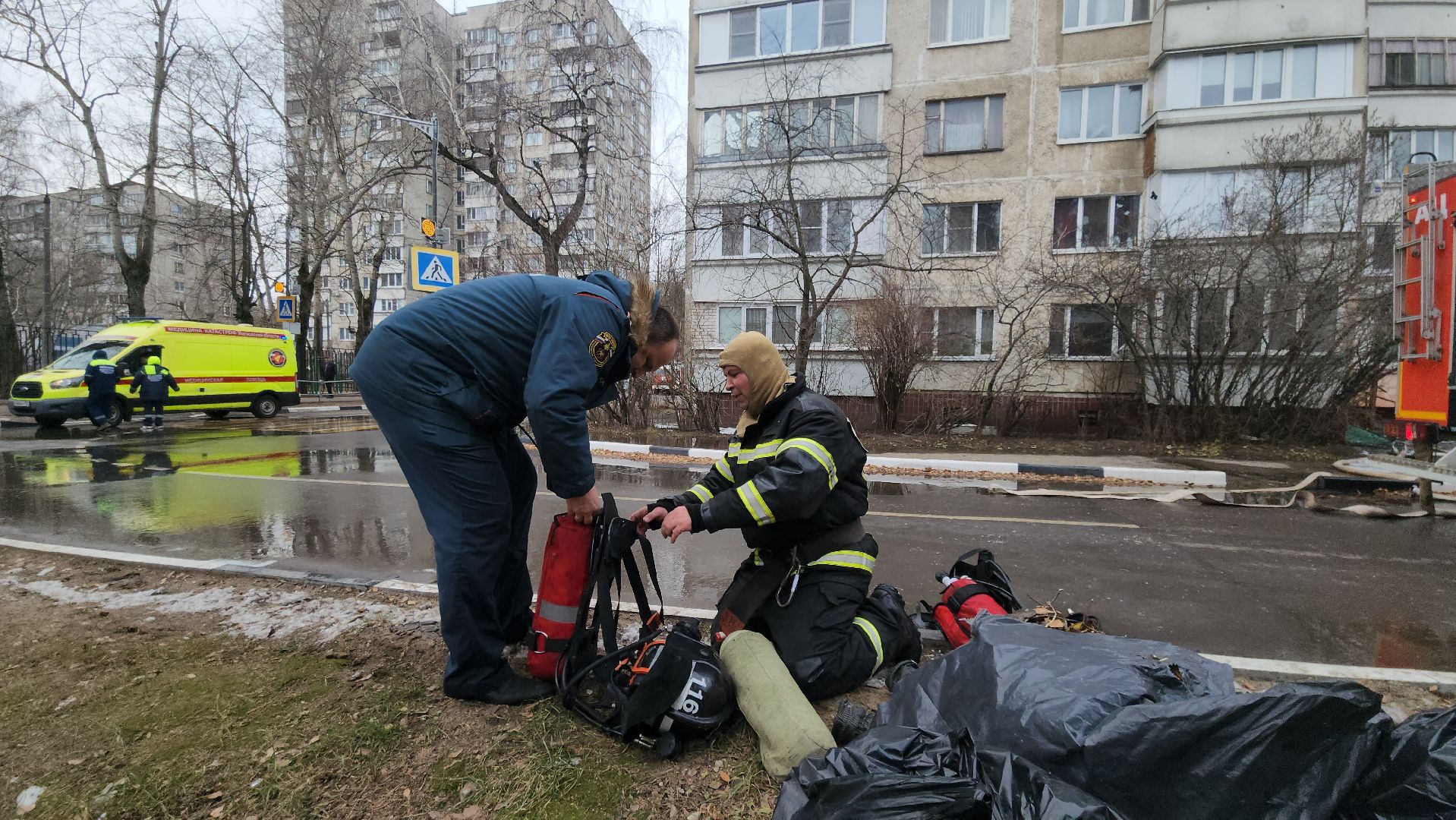 жуковский, пожар, пожарные,