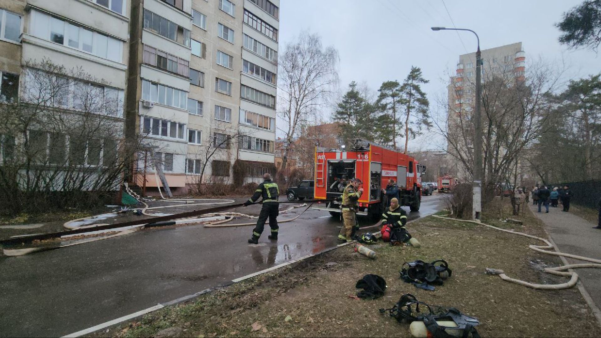 жуковский, пожар, пожарные,
