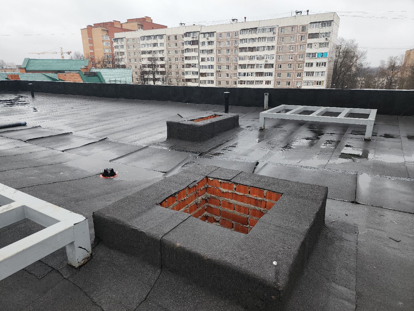 чехов, подмосковье, строительство пристройки, школа, вертикалки,