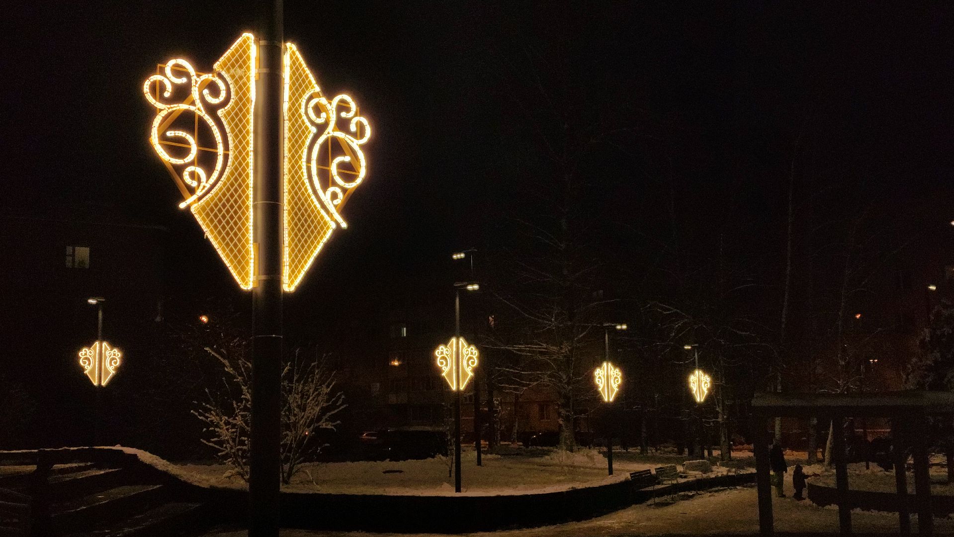 волоколамск, благоуйстройство, новогоднее настроение, новогоднее украшение, вертикалки,