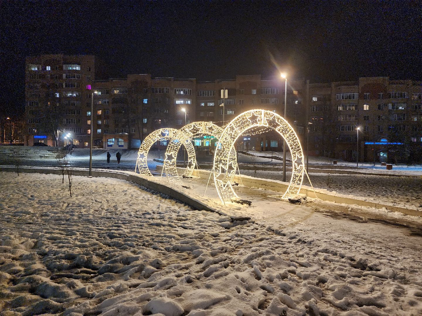 красноармейск, городской округ пушкинский, новогоднее украшение, вертикалки,