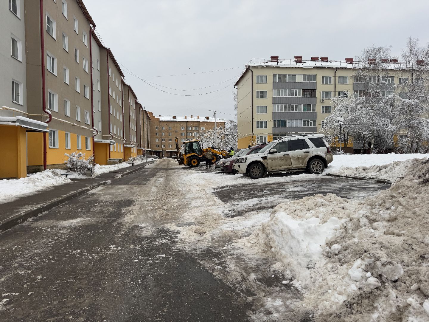 шаховская, снег, очистка дворов, коммунальная служба, вертикалки,