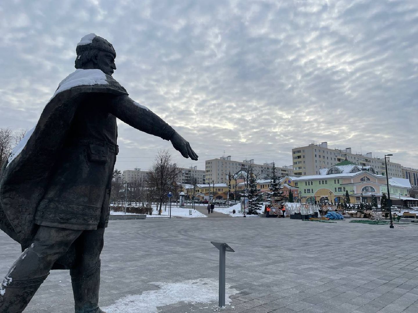 дмитров, советская площадь, новый год, вертикалки,