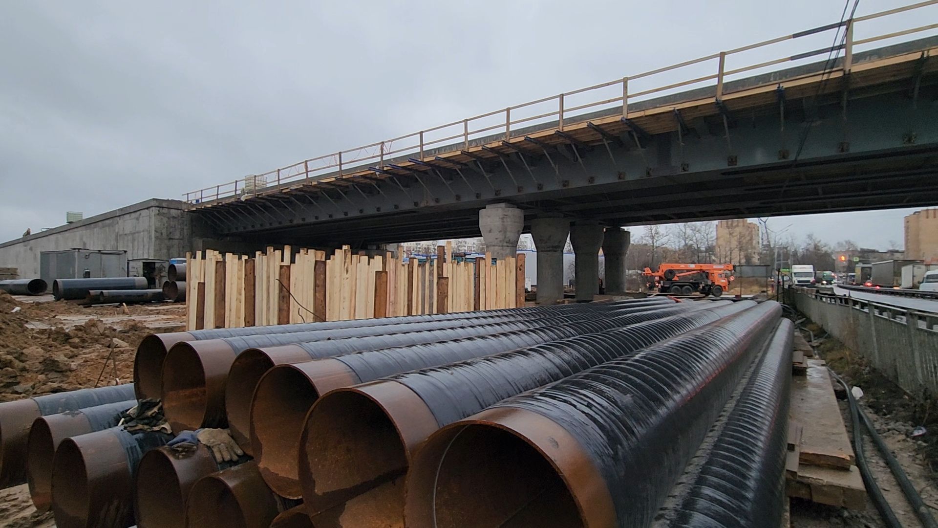 одинцово, цкад, объезд малых вязем, дороги, строительство, путепровод, мост, тоннель, можайское шоссе, петровское шоссе,