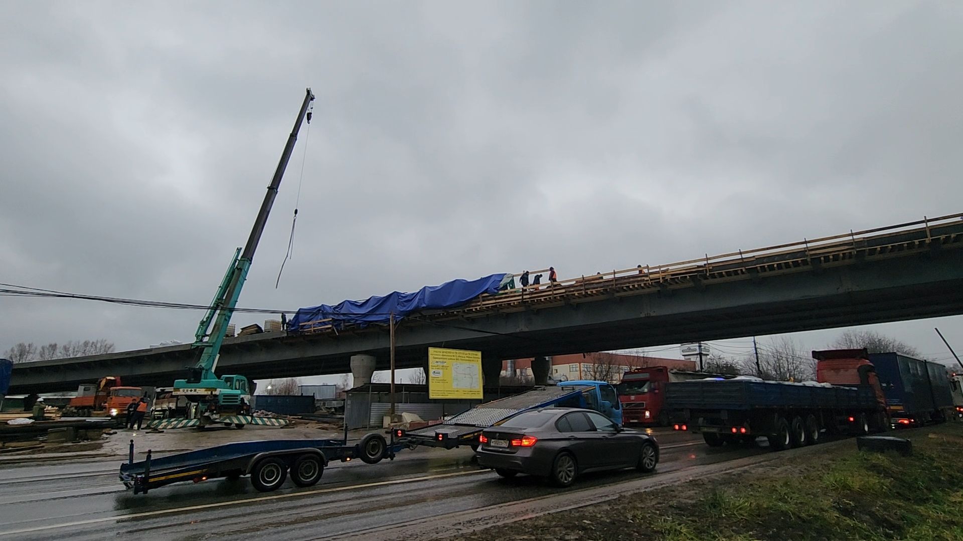 одинцово, цкад, объезд малых вязем, дороги, строительство, путепровод, мост, тоннель, можайское шоссе, петровское шоссе,