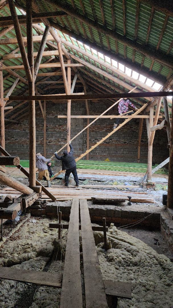 дом культуры, дорохово, руза, рузский городской округ, ремонт крыши, ремонт кровли, московская область, вертикалки,