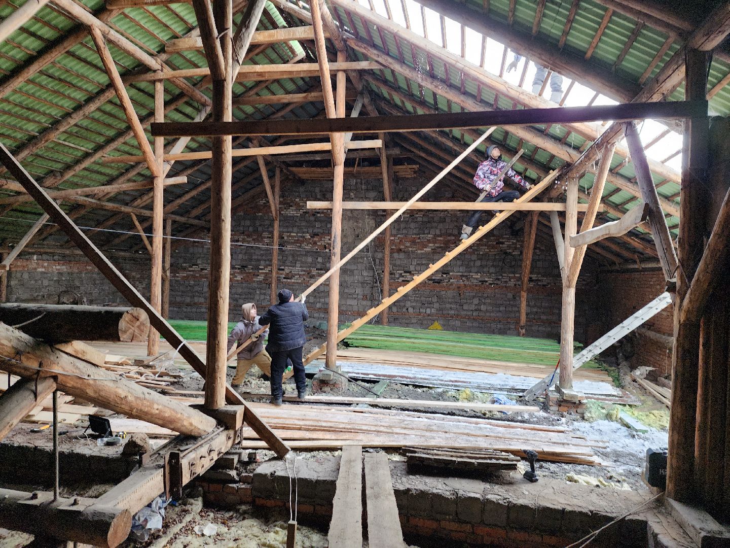 дом культуры, дорохово, руза, рузский городской округ, ремонт крыши, ремонт кровли, московская область, вертикалки,