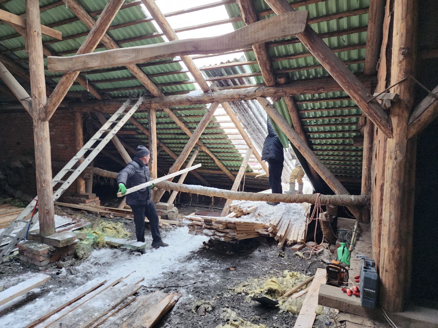 дом культуры, дорохово, руза, рузский городской округ, ремонт крыши, ремонт кровли, московская область, вертикалки,