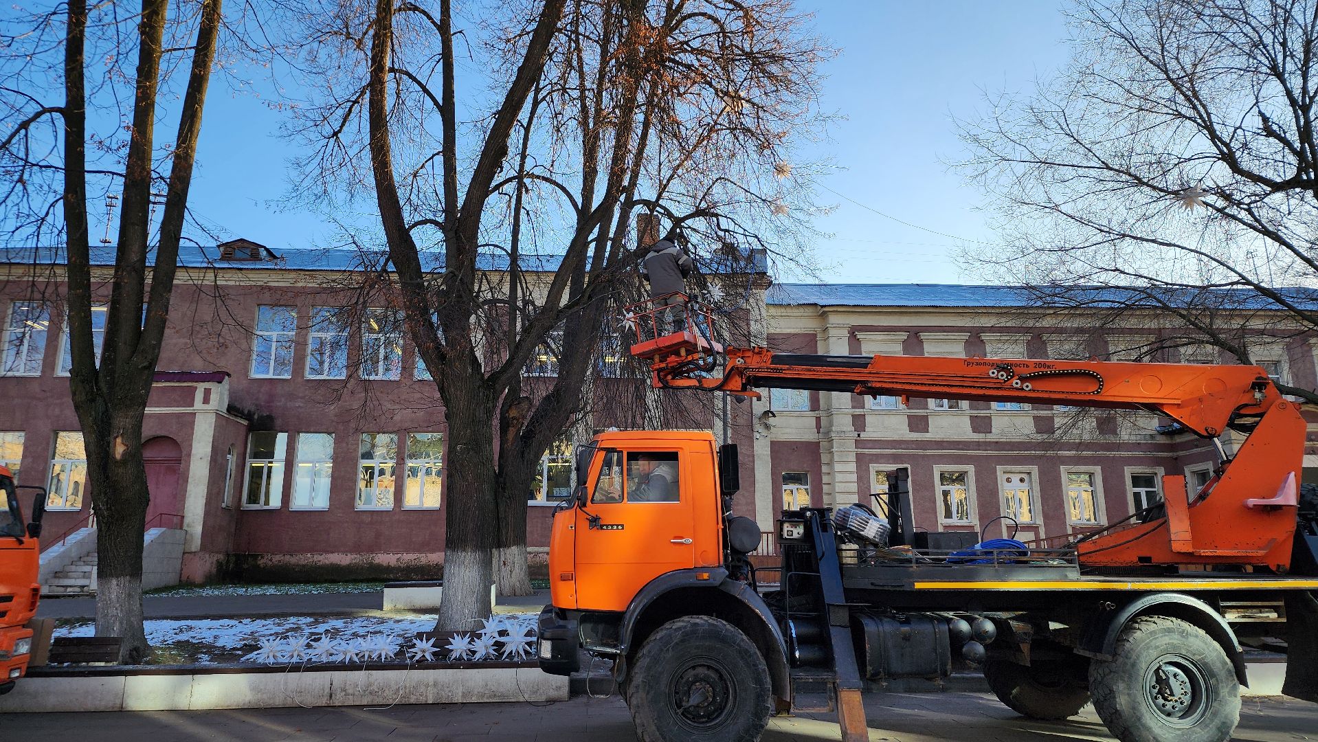 Новый год, украшение города к новому году, Фонтанная площадь, Ногинск, Богородский городской округ, вертикалки,