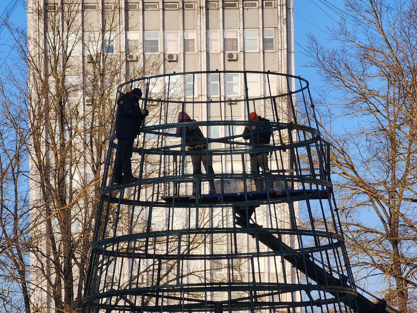 воскресенск, новый год, новогоднее настроение, украшение города, вертикалки,