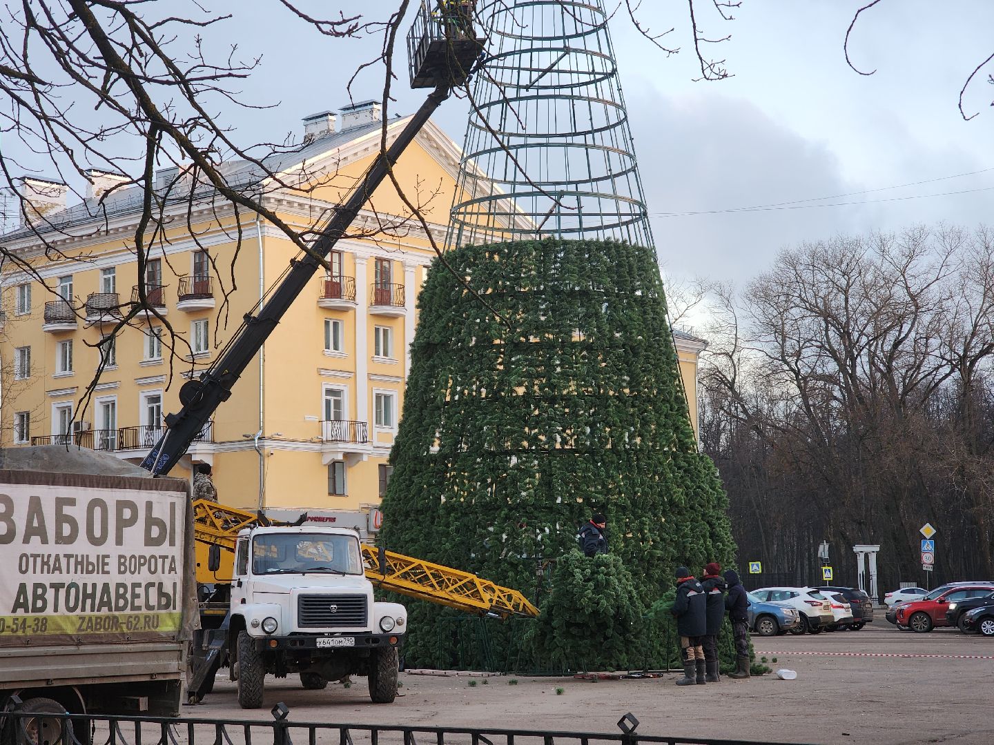 воскресенск, новый год, новогоднее настроение, украшение города, вертикалки,
