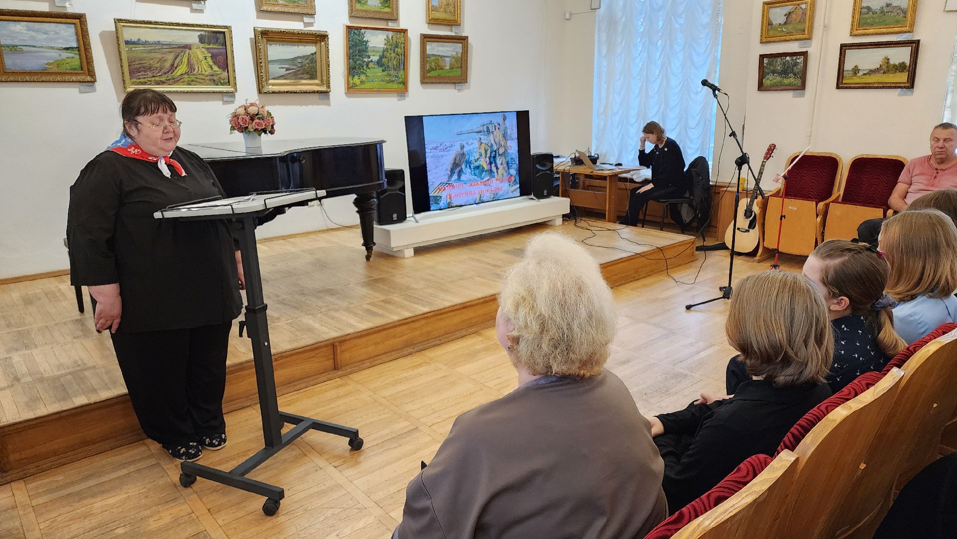 кашира, открытие выставки, битва за москву, вов,