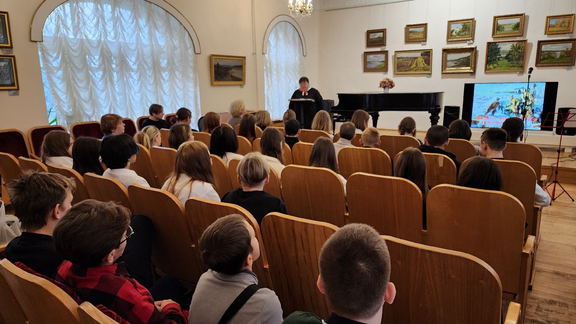 кашира, открытие выставки, битва за москву, вов,