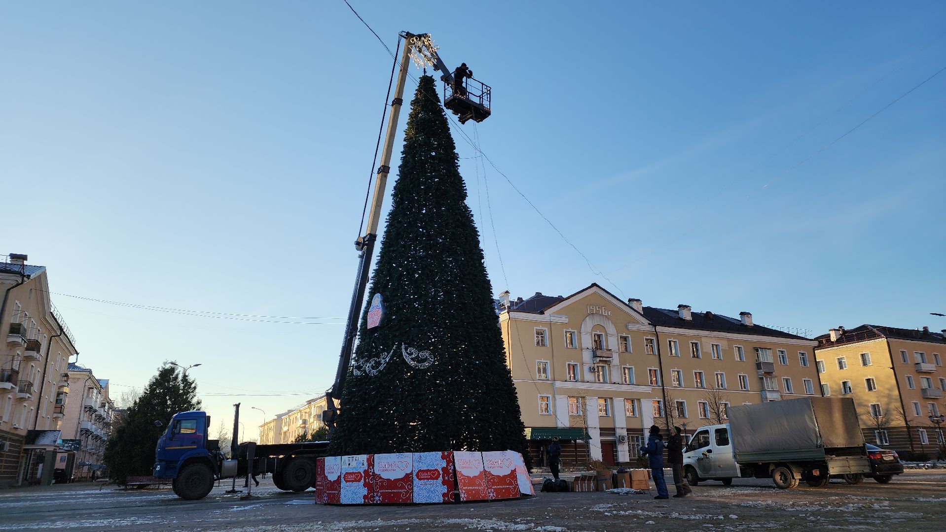 новый год, зима в подмосковье, праздник, Лосино-Петровский, вертикалки,