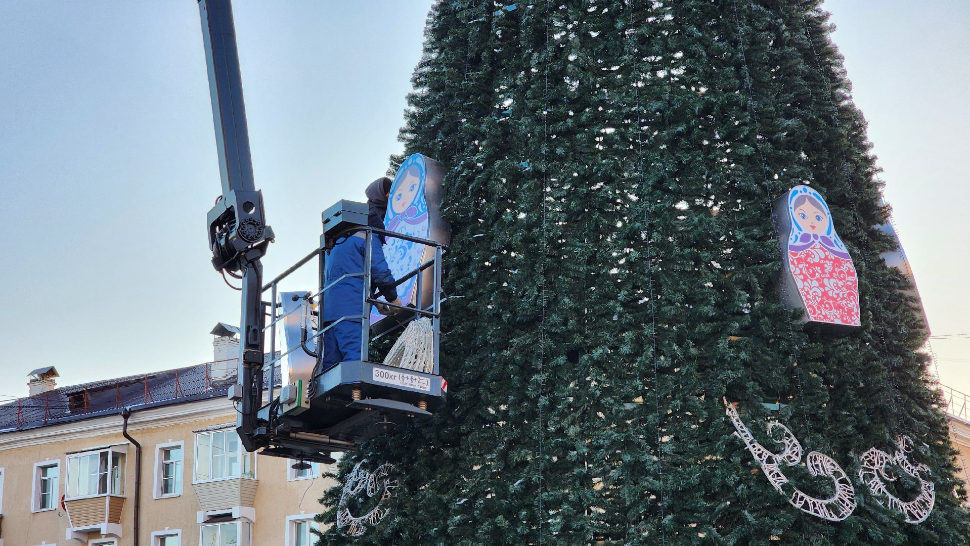 новый год, зима в подмосковье, праздник, Лосино-Петровский, вертикалки,