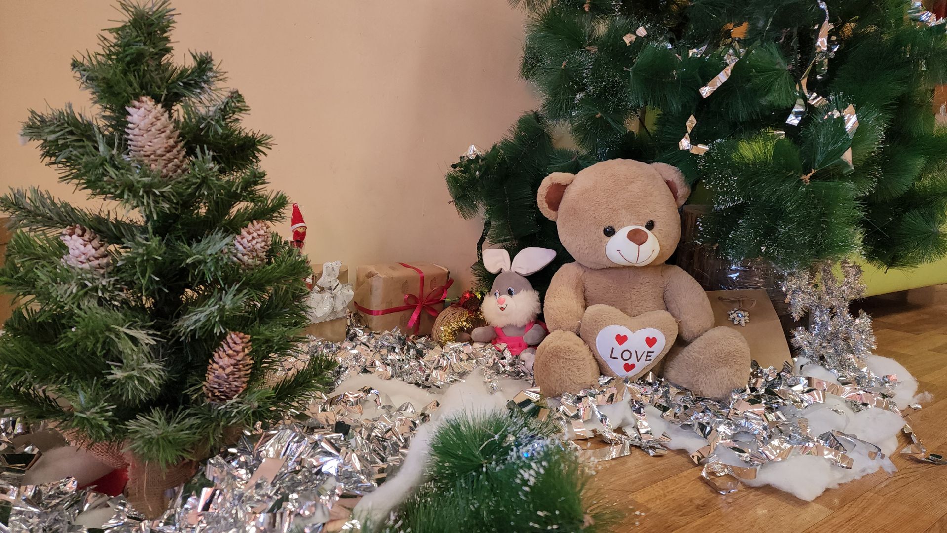 Новый год, Украшения, Лобня, Школа, вертикалки,